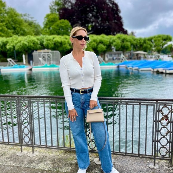 Hermes Kelly Style Elegant Tan Leather Handbag - Picture 2 of 10